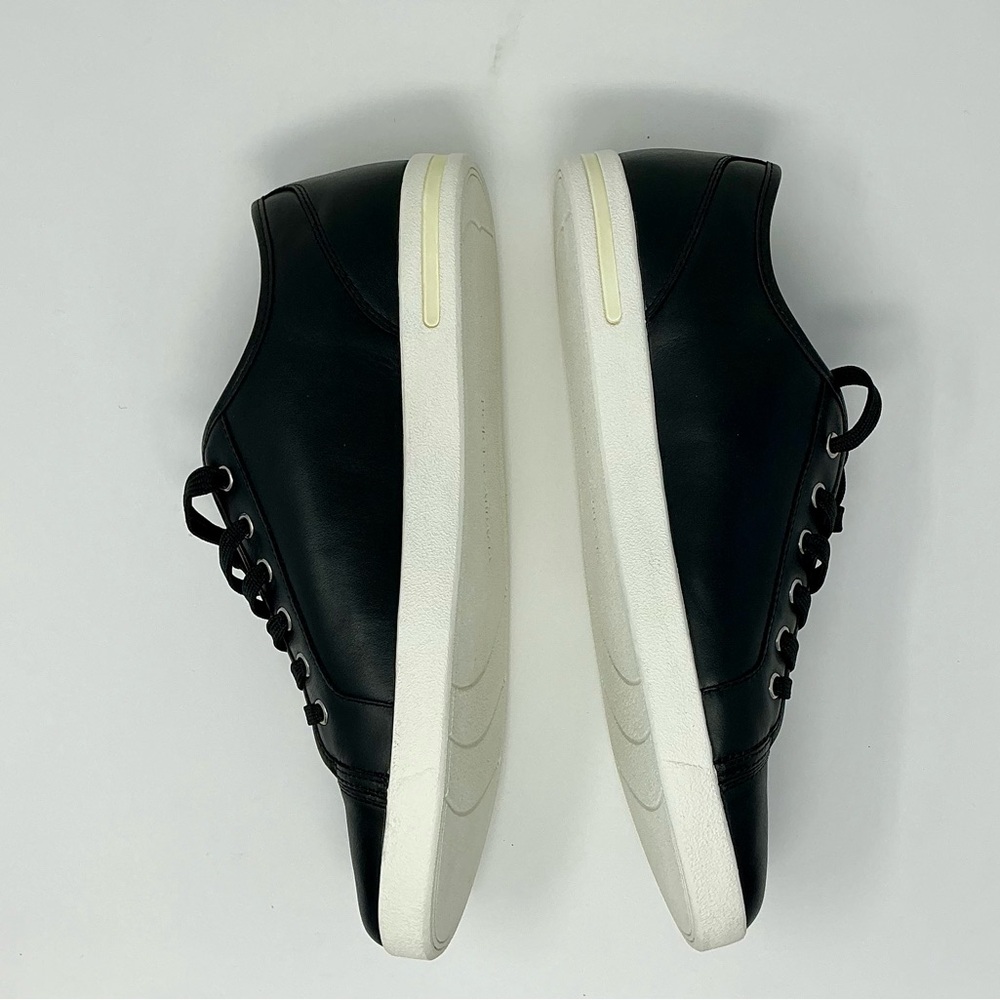 Dolce & Gabbana Black Low-Top Sneakers with White Sole | Size 9 - Picture 7 of 11